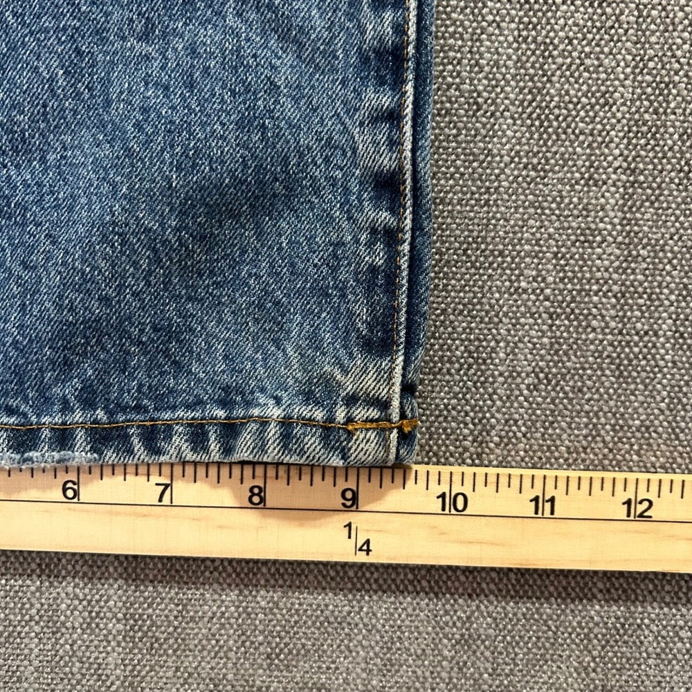 American Eagle Classic Bootcut Jeans Mens 36(38)x36 Blue 100% Cotton Faded Denim - Picture 7 of 12